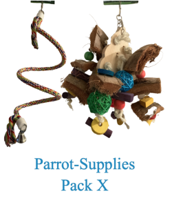 2 X Giant Parrot Toys - Pack X - RRP £26.98